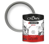 CROWN Non Drip Gloss Brilliant White 750ML