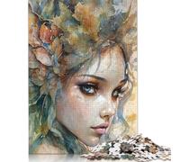 Crown of Autumn Leaves Jigsaw Puzzles Puzzle for Adults Kids. 1000 Pieces Great Gifts Challenge Toy Educational Game Home Decoration for Adults& Kids Age 14 Years Up 1000pcs (75x50cm)