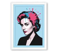 Crown of Geometry Modern Framed Wall Art Print A1 (84.1×59.4cm) White, Wall Decor for Living Room, Bedroom, Office & Home, Ready to Hang, Art Gift