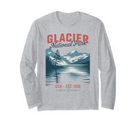 Crown of The Continent - Glacer National Park Long Sleeve T-Shirt