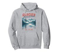 Crown of the Continent - Glacer National Park Pullover Hoodie