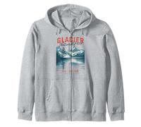 Crown of the Continent - Glacer National Park Zip Hoodie