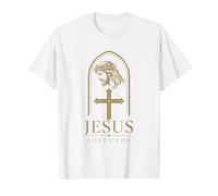 Crown of Thorns Christian Faith Hope Cross Jesus Loves You T-Shirt