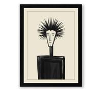 Crown of Thorns Expressionism Framed Wall Art Print A2 (59.4×42cm) Black, Wall Decor for Living Room, Bedroom, Office & Home, Ready to Hang, Art Gift