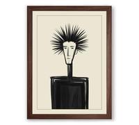 Crown of Thorns Expressionism Framed Wall Art Print A3 (42×29.7cm) Walnut, Wall Decor for Living Room, Bedroom, Office & Home, Ready to Hang, Art Gift