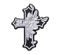 Crown of Thorns Holy Cross Jesus Christ Crucifixion Crucifix Christian Catholic God 1.2" Enamel Pin Badge