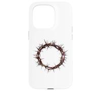 Crown of Thorns Jesus Christ Cross God Bible Faith Church Case for iPhone 15 Pro