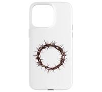 Crown of Thorns Jesus Christ Cross God Bible Faith Church Case for iPhone 15 Pro Max