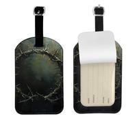 Crown of Thorns Print Bag Tags Stylish Luggage Tag 4.3 x 2.76 Inch Essential Travel Accessory Suitcases