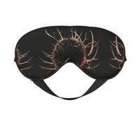 Crown of Thorns Printing Double-Sided Eye Mask,Blackout for Sleeping, Comfort Sleep Eye Mask for All-Occasion