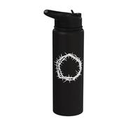 Crown of Thorns Stainless Steel Insulated Water Bottle