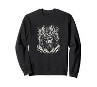 Crown Of Thorns Suffering Jesus Christian Faith Sweatshirt