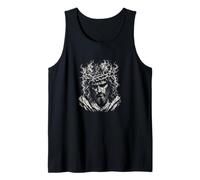 Crown of Thorns Suffering Jesus Christian Faith Tank Top