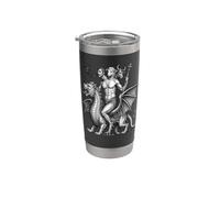 Crown of Three Asmodeus Stainless Steel Insulated Tumbler