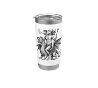 Crown of Three Asmodeus Stainless Steel Insulated Tumbler