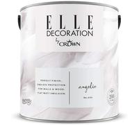 Crown Paint Elle Decoration 2.5L - Matt Emulsion - All Colours - Flat Matt