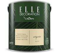 Crown Paint Elle Decoration 2.5L - Matt Emulsion - All Colours - Flat Matt