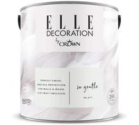 ELLE Decoration by CROWN 2.5L Flat MATT Emulsion Paint - So Gentle No 611