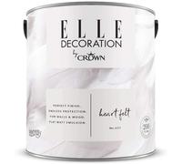 Crown Paint Elle Decoration 2.5L - Matt Emulsion - All Colours - Flat Matt