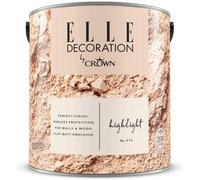 ELLE Decoration by CROWN 2.5L Flat MATT Emulsion Paint - Highlight No 514