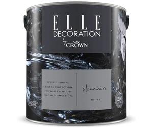 Crown Paint Elle Decoration 2.5L - Matt Emulsion - All Colours - Flat Matt