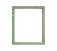 Crown Pea Green Bobbin Wooden Picture Frame 12x8 Inch
