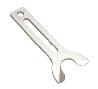 Crown Race Maintenance Wrench Metal Flat Fork Tool with 157 Mm | Open Head Handling, Garage Workshop Service, Home Upkeep Tasks