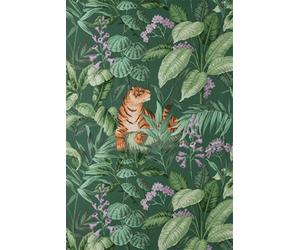 Crown Rajah Tiger Emerald Wallpaper M1733