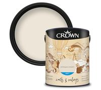 Crown Breatheasy Walls & Ceilings Antique Cream Matt Emulsion Paint 5L