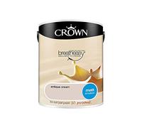 Crown Walls and Ceilings Matt Emulsion Paint, Antique Cream 5L