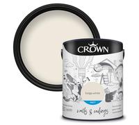 Crown Retail Core Emulsion Matt Beige White 5 L | Rich velvety matt in Beige White. Covers beautifully. Ideal for bedrooms & living rooms. Low VOC, low odour, vegan