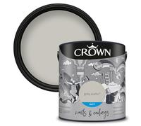 Crown 2.5L Matt Breath Easy Emulsion Paint Walls and Ceilings - Various Colours