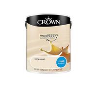 Crown Breatheasy Matt Emulsion Paint 5L - Ivory Cream