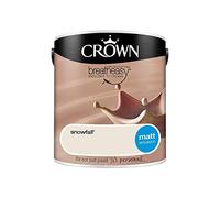 Crown Breatheasy Emulsion Paint - Matt - Snowfall - 2.5L