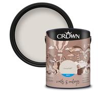Crown Retail Core Emulsion Matt Snowfall 5 L | Rich velvety matt in Snowfall. Covers beautifully. Ideal for bedrooms & living rooms. Low VOC, low odour, vegan