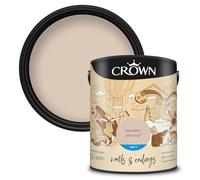 Crown Retail Core Emulsion Matt Toasted Almond 5 L | Rich velvety matt in Toasted Almond. Covers beautifully. Ideal for bedrooms & living rooms. Low VOC, low odour, vegan
