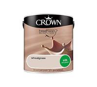 Crown Walls and Ceilings Silk Emulsion Paint, Wheatgrass 2.5L
