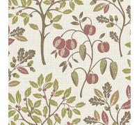 CROWN Rowan Autumn Trees Olive Wallpaper M1762