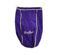 Crown Royal Extra Large Bag with Gold Drawstrings Great for Storage 13"x9"x4" (Purple)