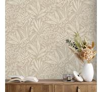 Crown Wallpaper Sahara Leaf M1782 – Botanical Textured – Natural