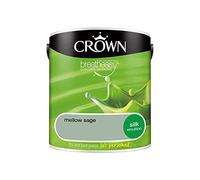 Crown 2.5l Silk Emulsion Paint, Mellow Sage