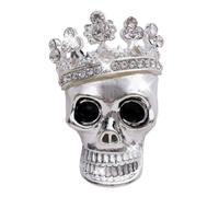 Crown Skull Car Air Freshener, Metallic Vent Clip Diffuser