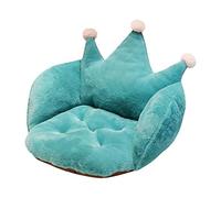Crown Soft Cozy Seat Cushion with Lumbar Support Cute Armchair Chair Cushion for Girls Women Plush Comfort Seat Pad Mat Home Decor Office Chair Pillow for Back Coccyx Sciatica Tailbone Pain Relief