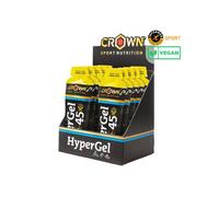 Crown Sport Nutrition HyperGel 45 Energy Gel 10x75g Lemon