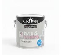 Crown Super Srubbable Hall & Stairs Matt Emulsion Paint 2.5L - Home & Dry
