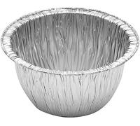 Crown Supplies Pudding Basin Aluminium Foil Pie Dish 1lb 3070PLVF Pack of 50
