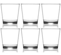 Crown Supplies Rocks Glass Clear - In2Stax Reusable Polycarbonate Plastic - 256ml/9oz - Pack of 6