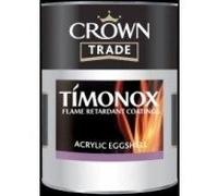 Crown Trade 5 Litre Timonox Acrylic Eggshell Brilliant White