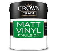 Crown Trade 5 Litre Vinyl Matt Brilliant White
