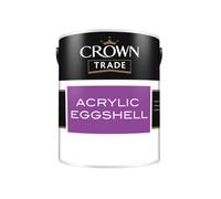 CROWN Trade Acrylic Eggshell Paint White 2.5l
